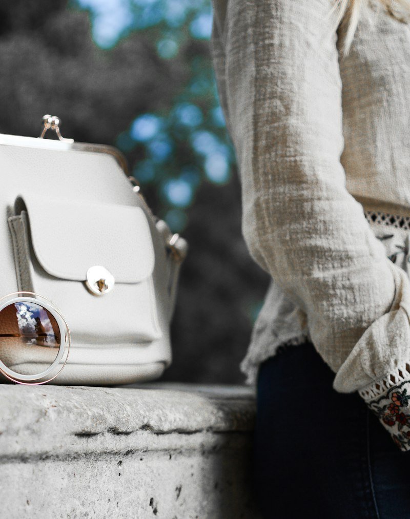 Fashion creator styling an outfit